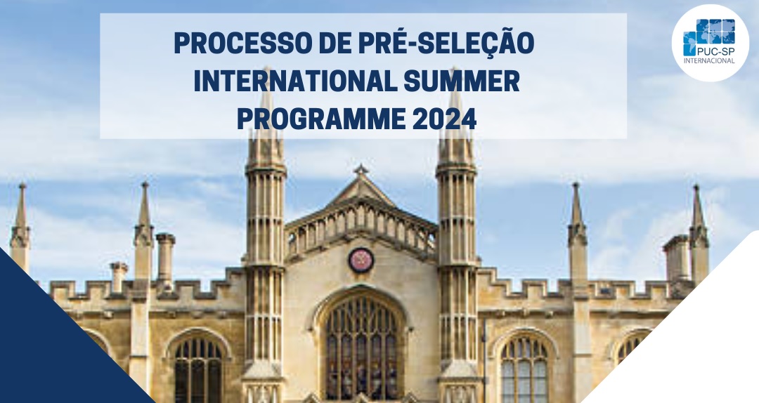 Processo de pré-seleção Internacional Summer Programme 2024