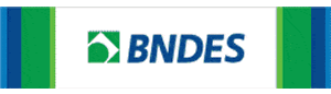 Imagem do logo do BNDS com apoio a instituição
