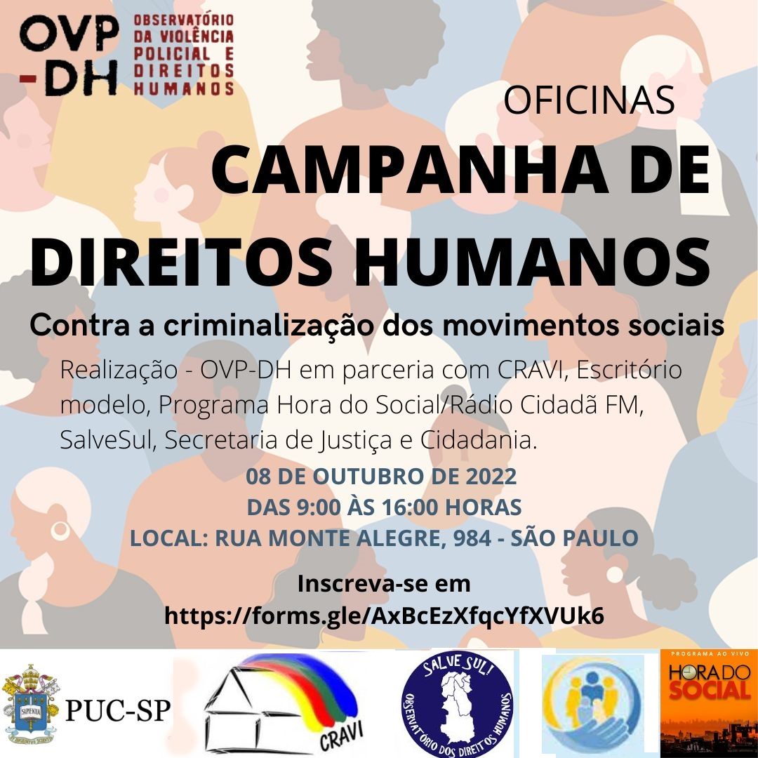 OFICINAS -  CAMPANHA DE DIREITOS HUMANOS