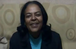 Imagem inicial do vídeo com  uma mulher